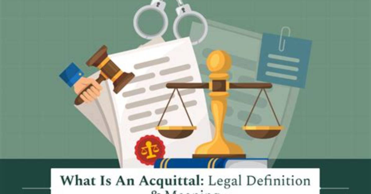 When Someone Is Acquittal?