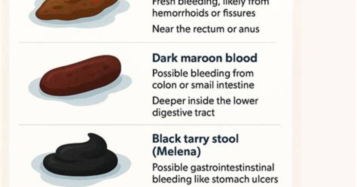 When Stool Is Dark?