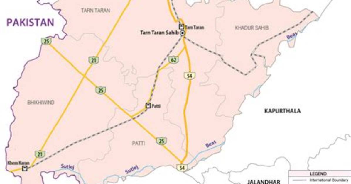 When Tarn Taran Become District?