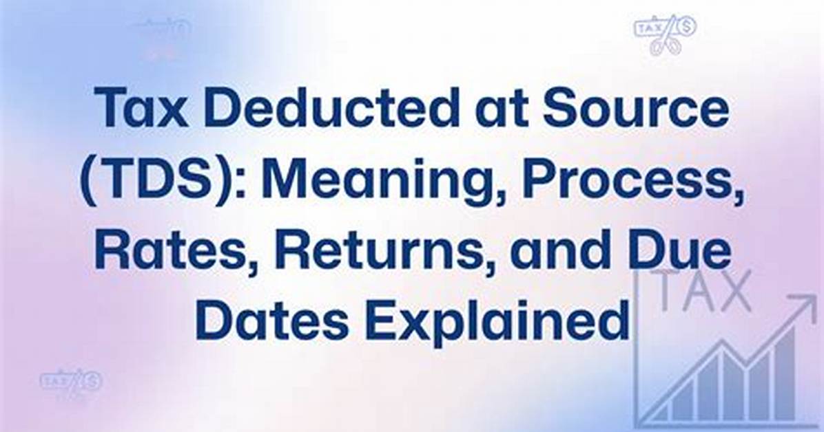 When Tds Deducted on Contractors?