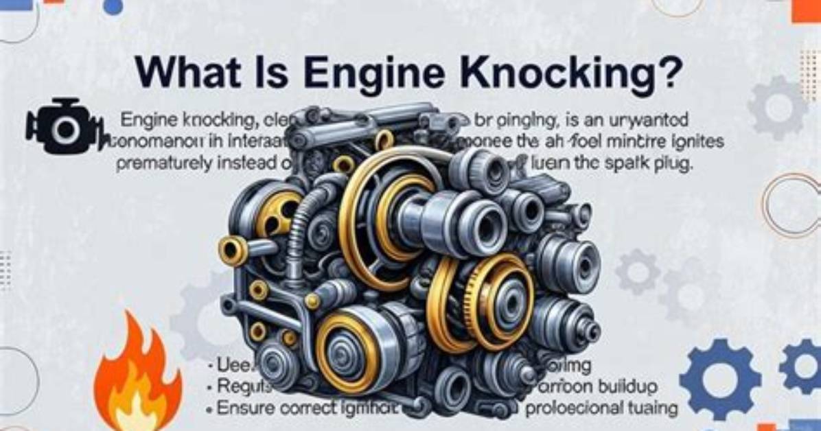 When the Engine Is Producing a Knocking Sound It Means?