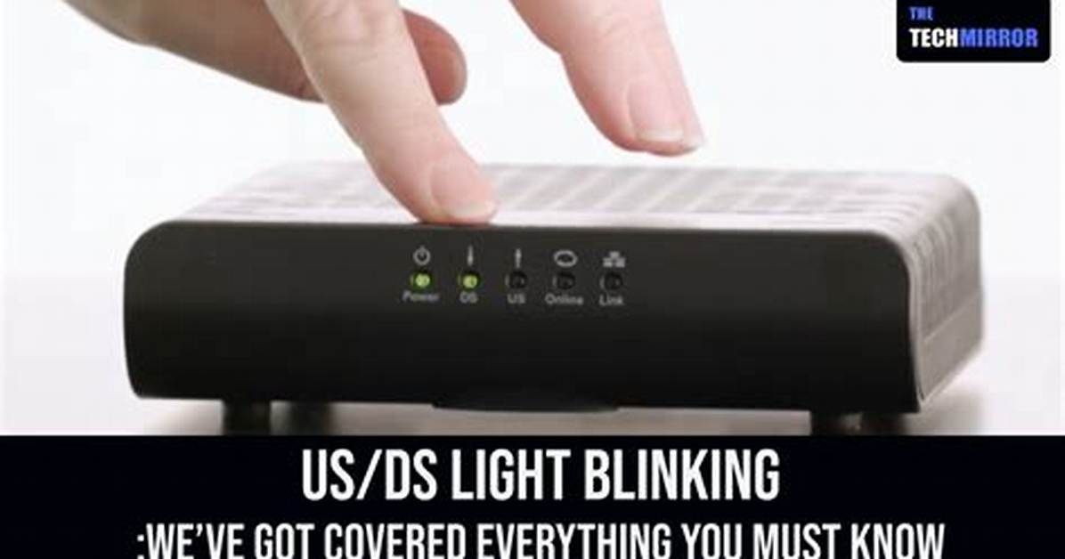 When the Us/Ds Is Blinking?