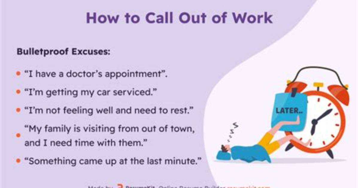 When to Call off Work?