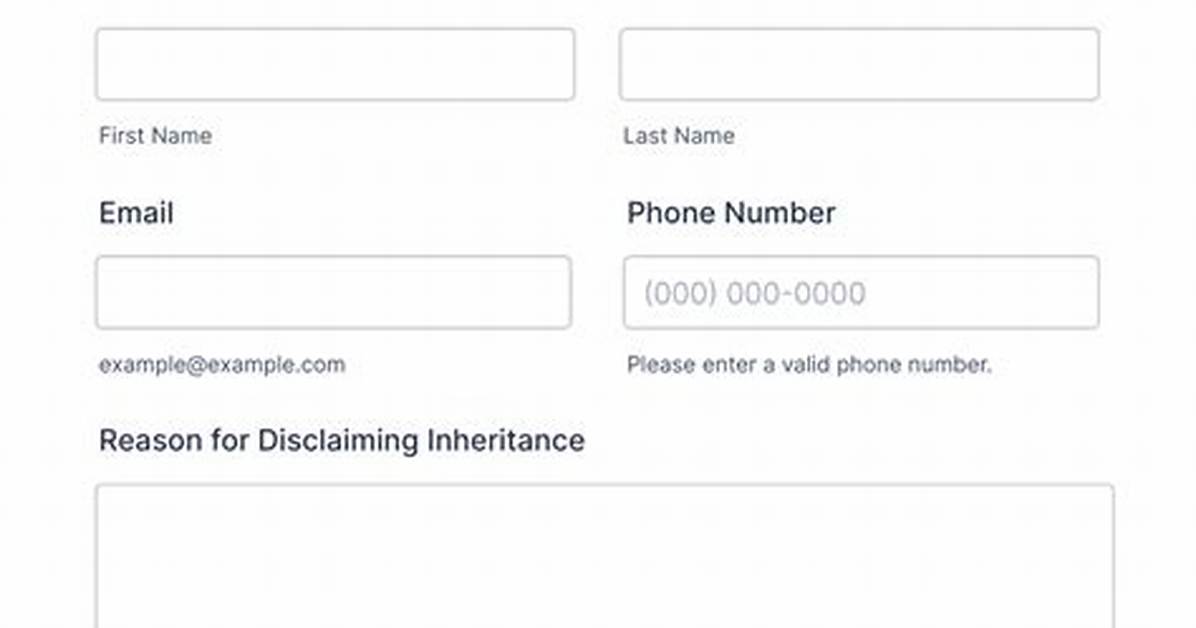 When to Disclaim an Inheritance?