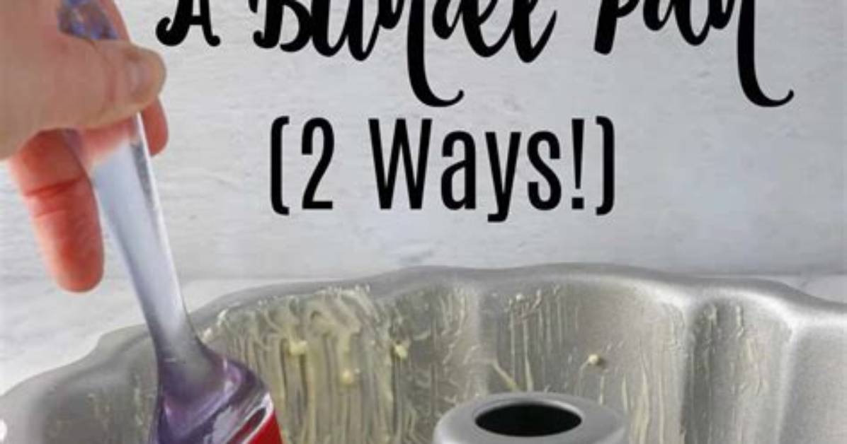 When to Grease Bundt Pan?