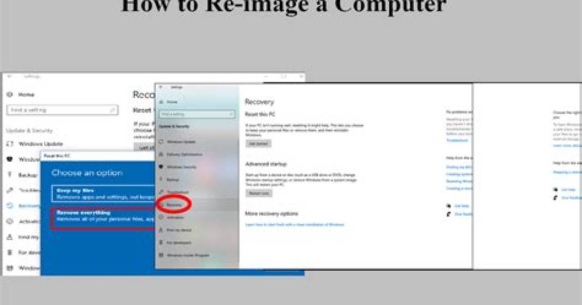 When to Reimage Your Computer?