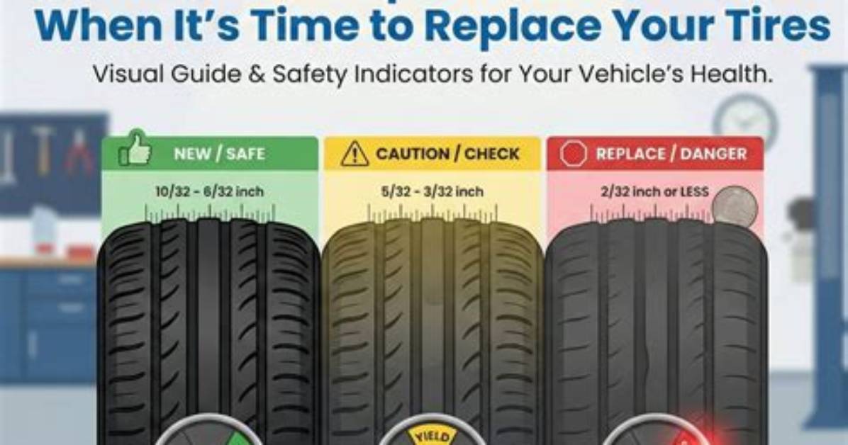 When to Replace Tires Tread Depth?