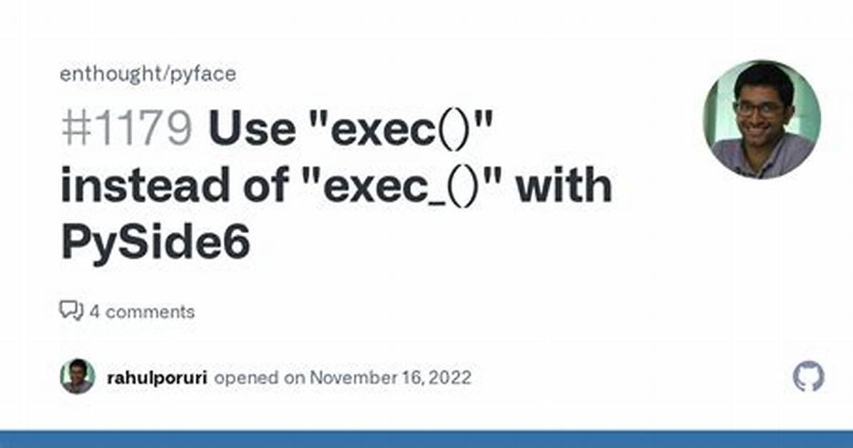 When to Use Exec?