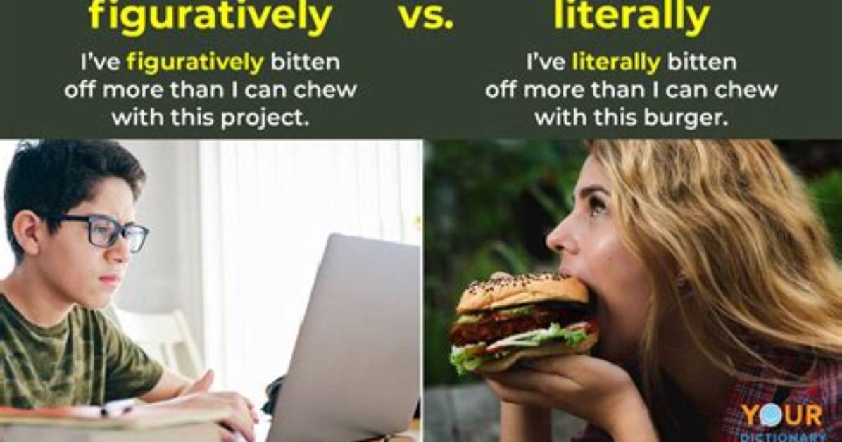 When to Use Literally and Figuratively?