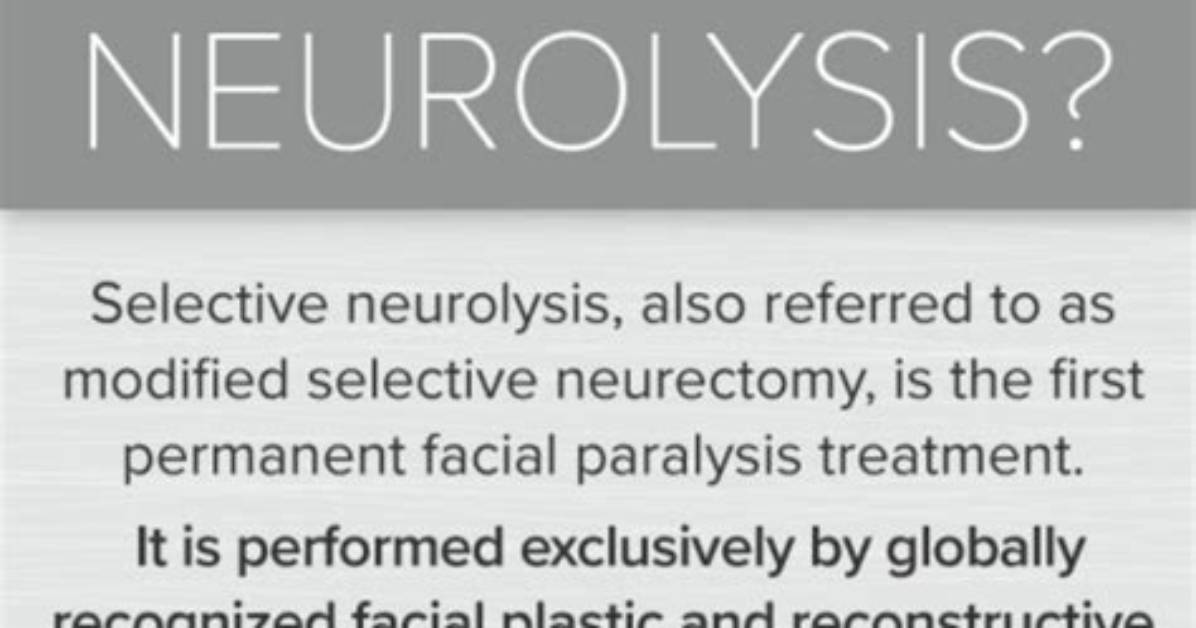 When to Use Neurolysis?
