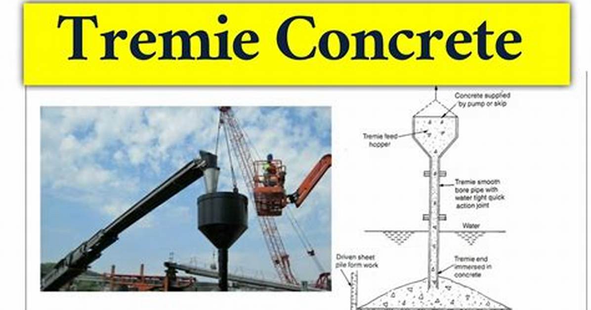 When to Use Tremie?
