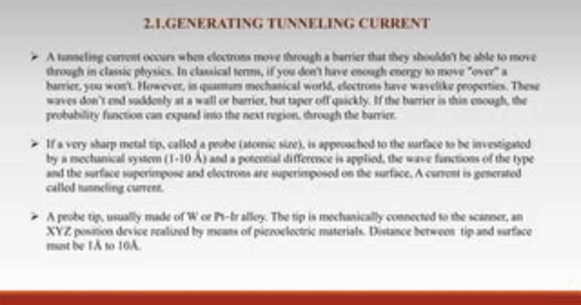When Tunneling Occurs in Materials?