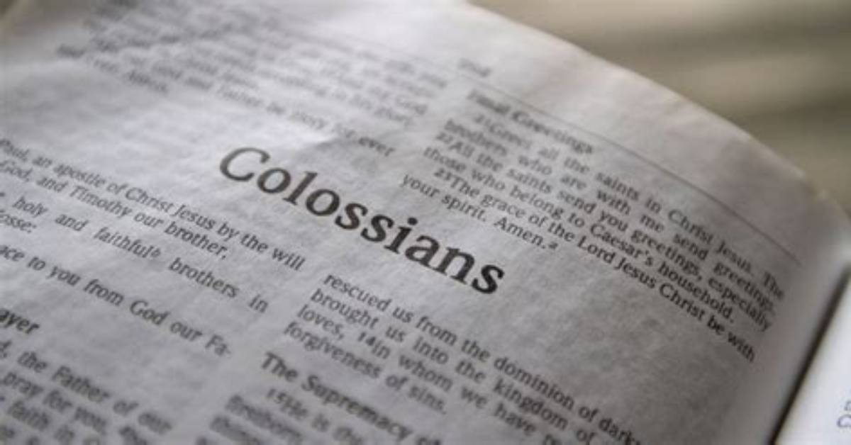 When Was Colossians 1 Written?