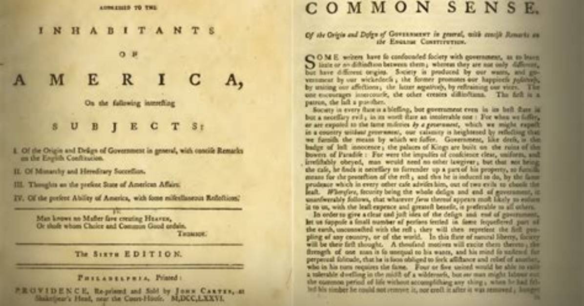 When Was Common Sense Written