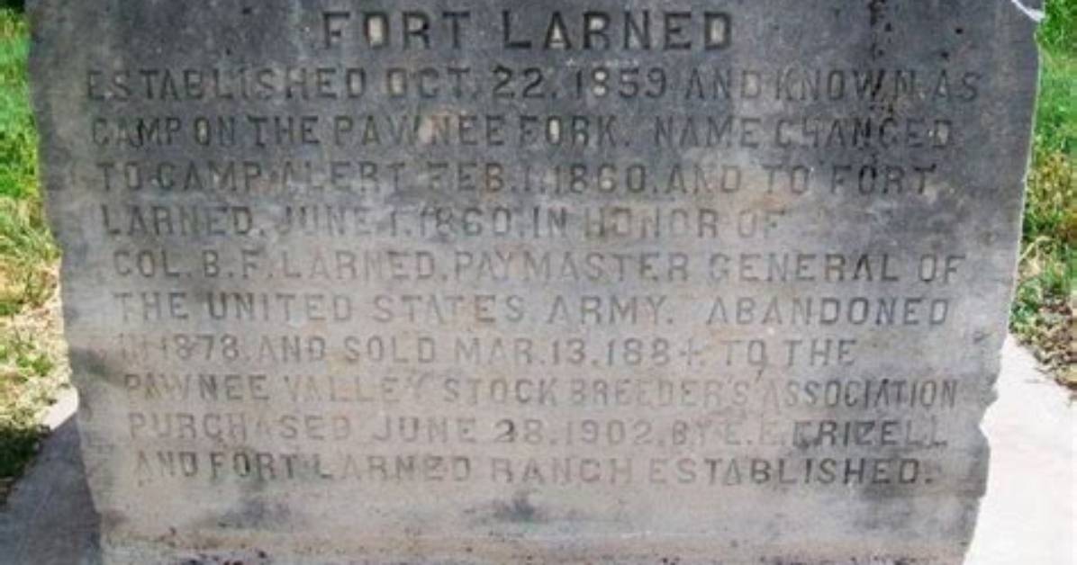 When Was Fort Larned Established?