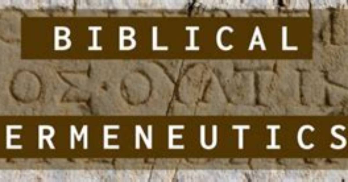 When Was Hermeneutics Written?