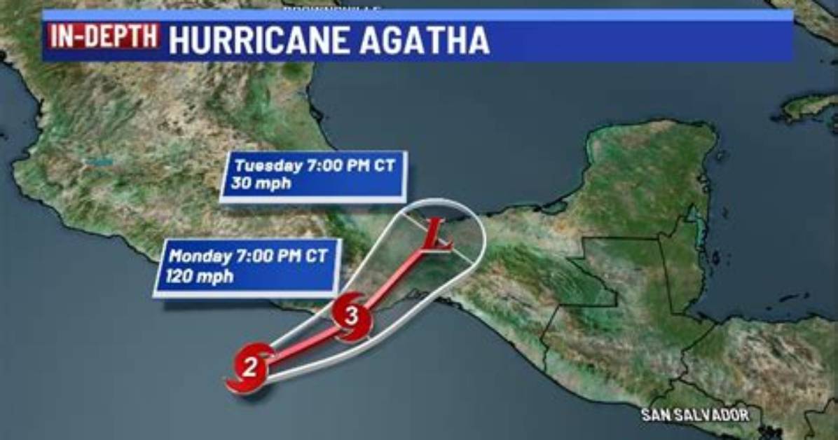When Was Hurricane Agatha?