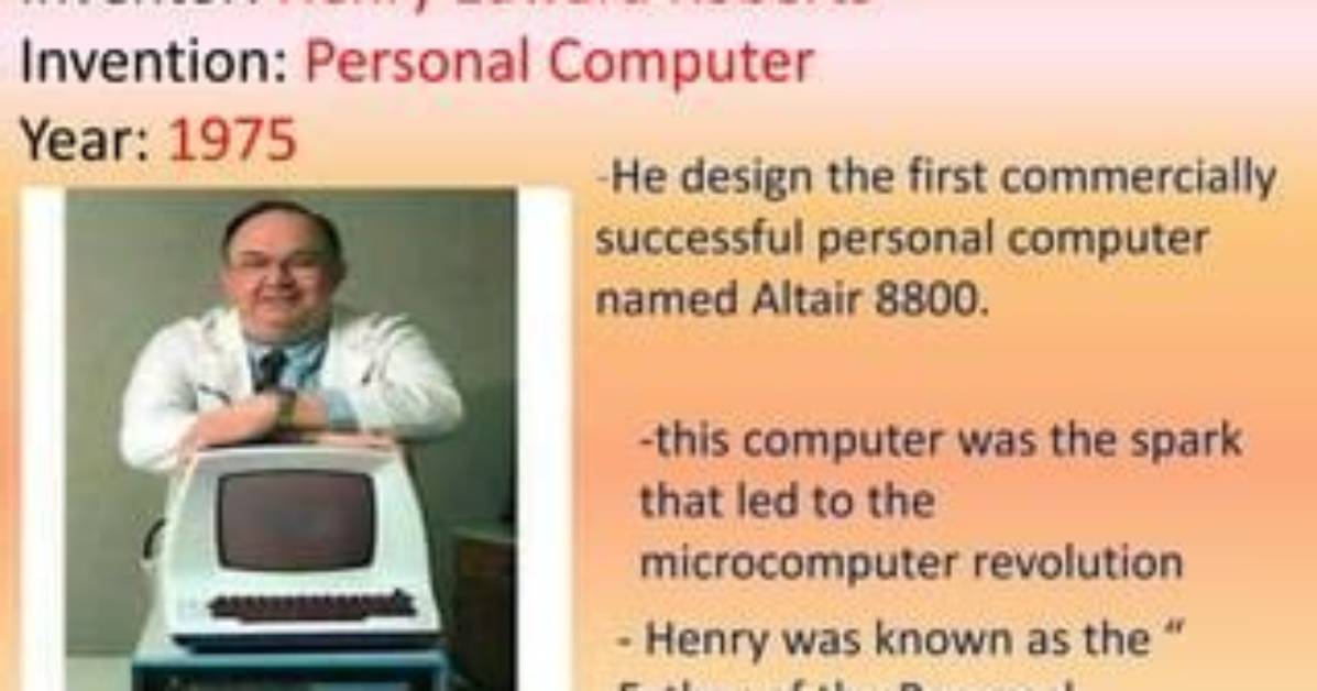 When Was Microcomputer Inventor?