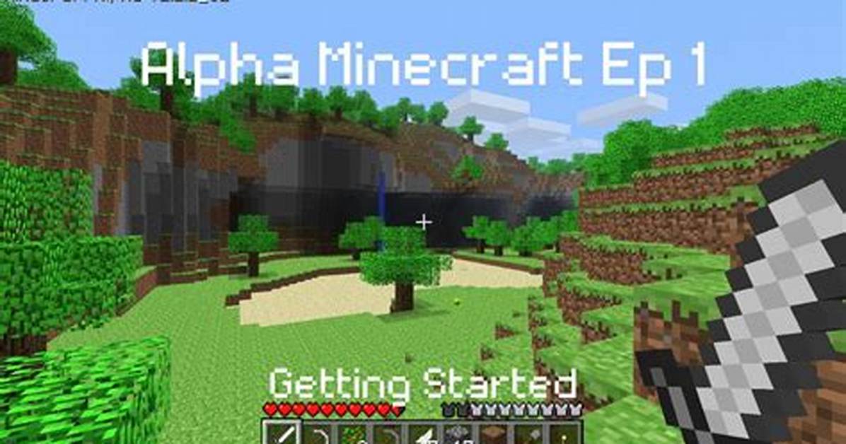 When Was Minecraft Alpha Released
