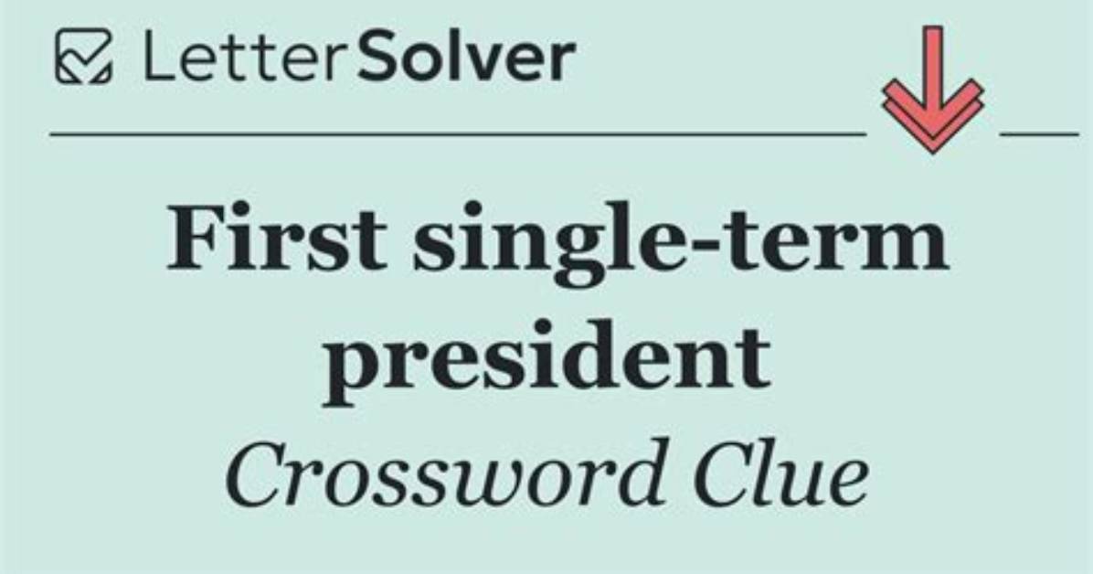 When Was the Term President First Used