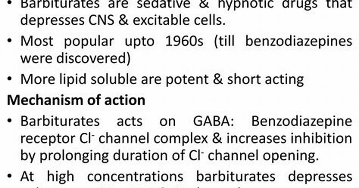 When Were Barbiturates Discovered?