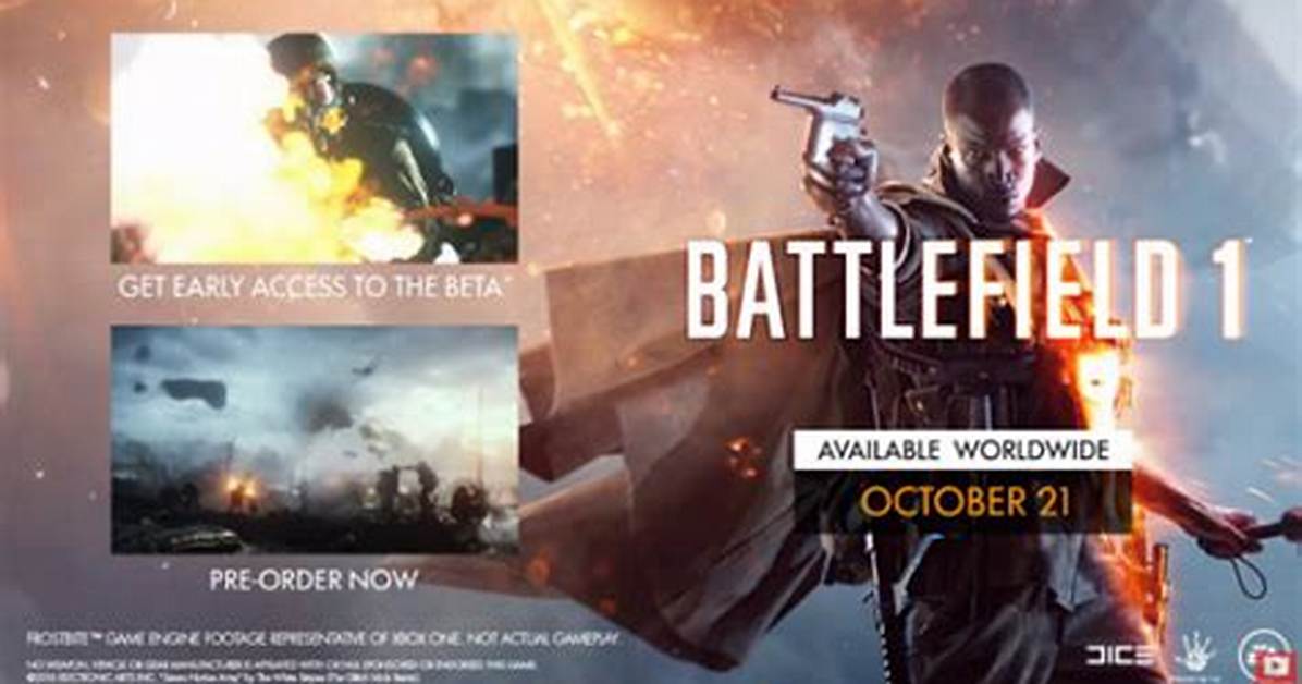 When Will Battlefield 1 Release