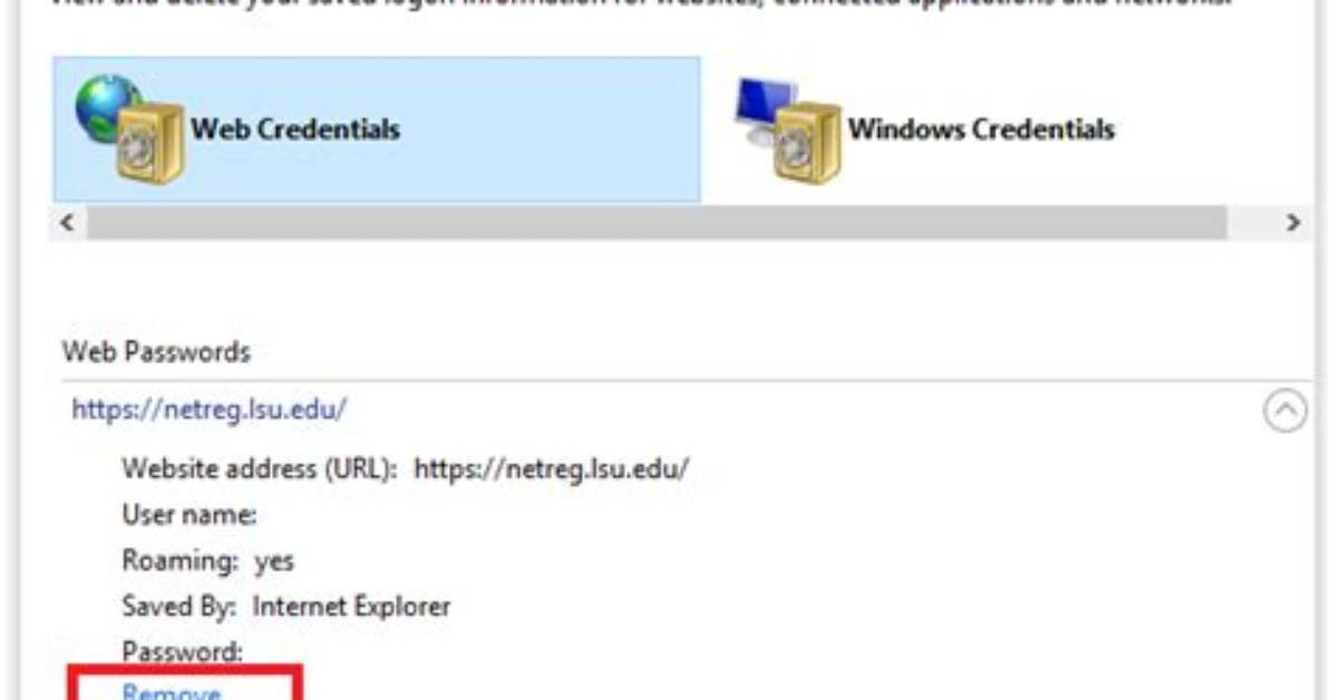 Where Are Cached Credentials Stored in Windows 7?