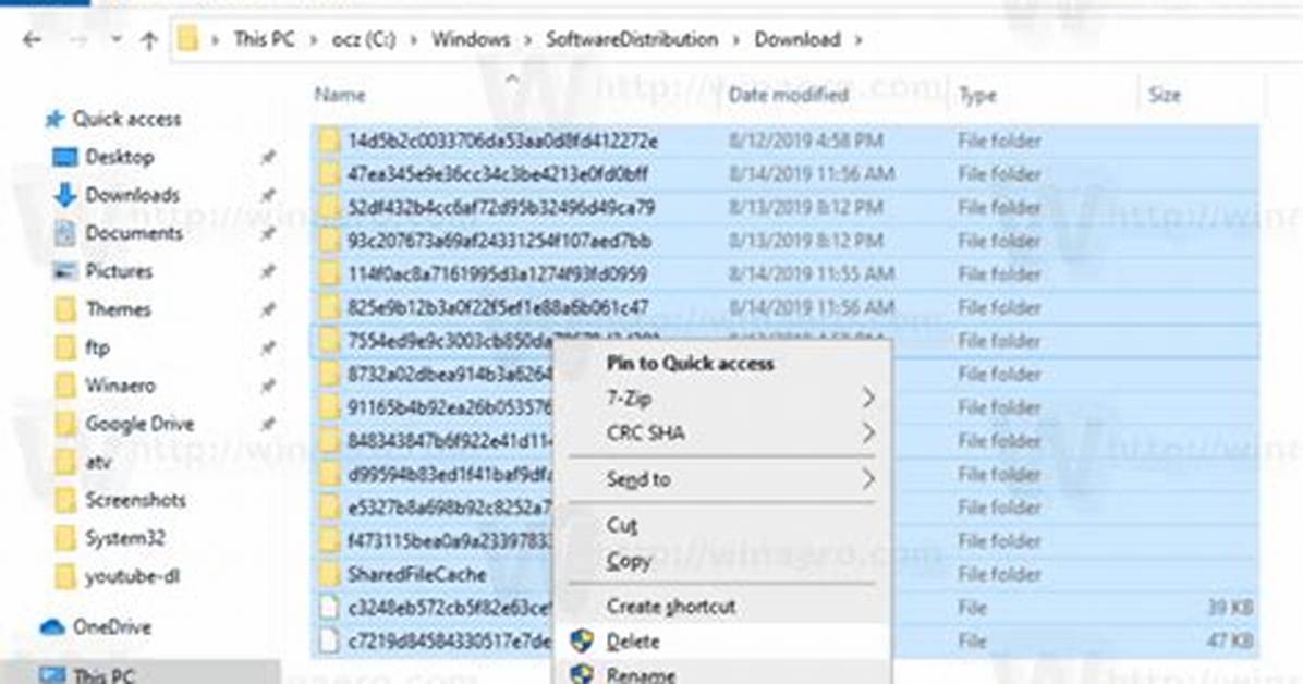 Where Are Windows Update Files Downloaded?