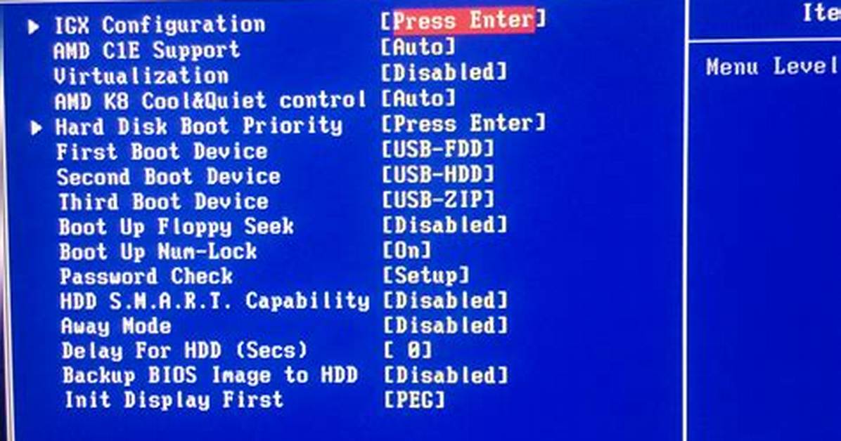 Where Bios Settings Are Stored?