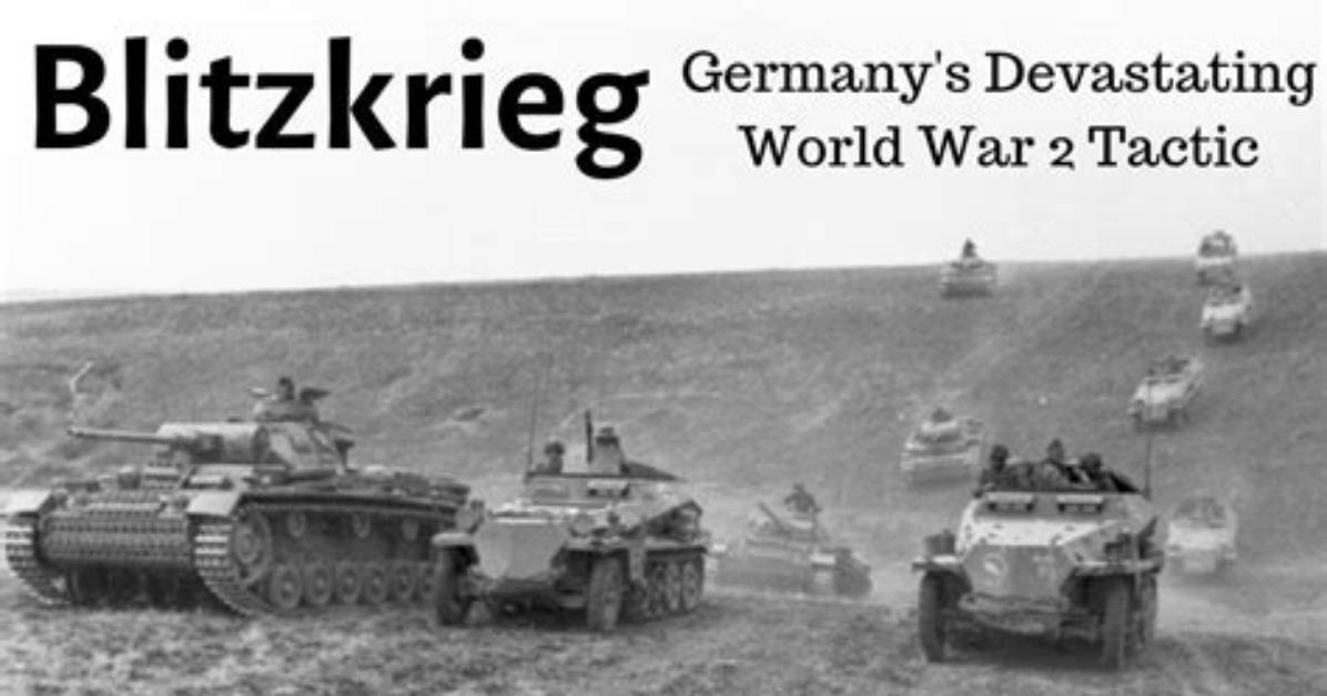 Where Did Germany Use Blitzkrieg?
