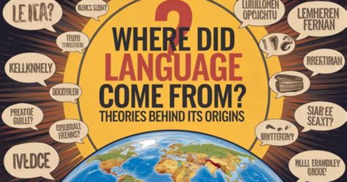 Where Did Language Come from?