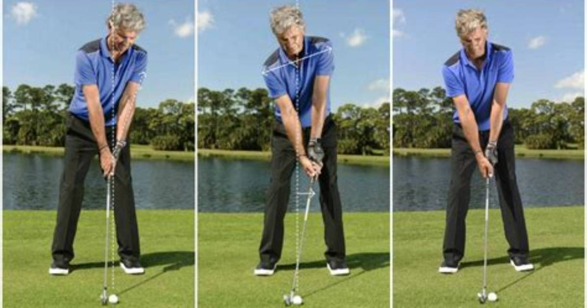 Where Do Elbows Point in Golf Setup?