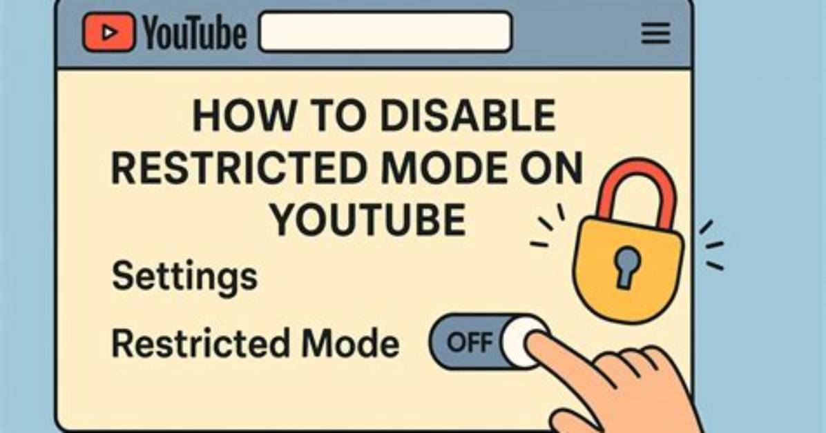 Where Do I Disable Restricted Mode on Youtube?