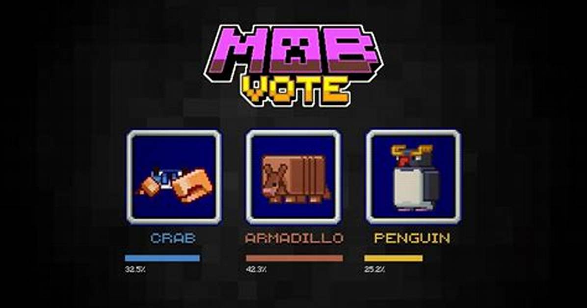 Where Do I Vote for Minecraft Mob 2021