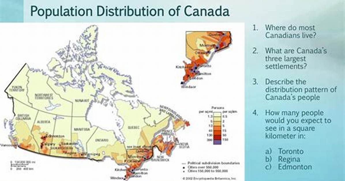 Where Do Most Canadians Live?