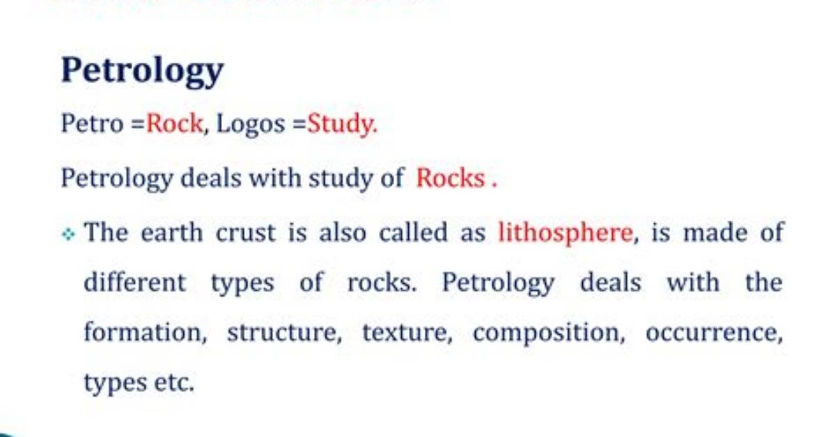 Where Do Petrologist Study?