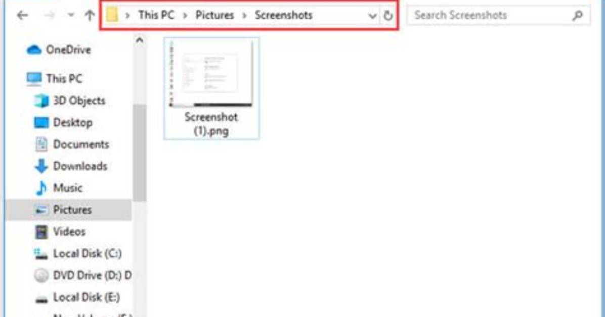 Where Do Screen Shots Go in Windows 10?