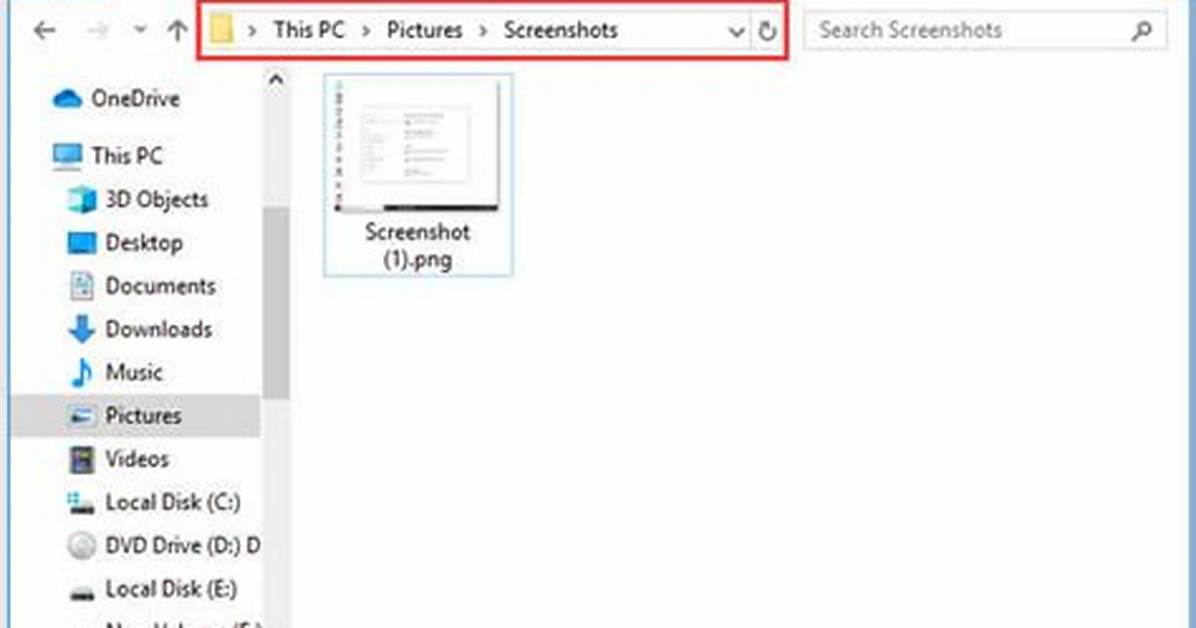 Where Do Screenshots Go Windows 10?