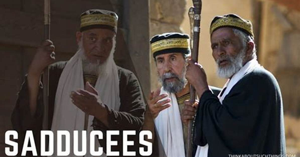 Where Do the Sadducees Come from?