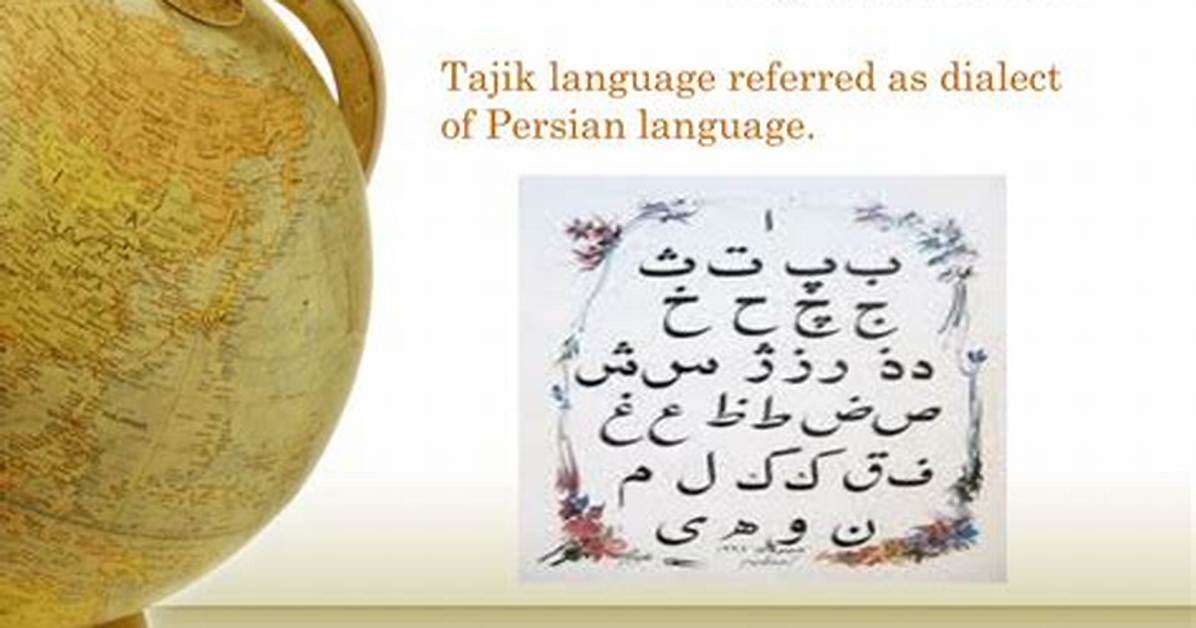 Where Do They Speak Tajik?