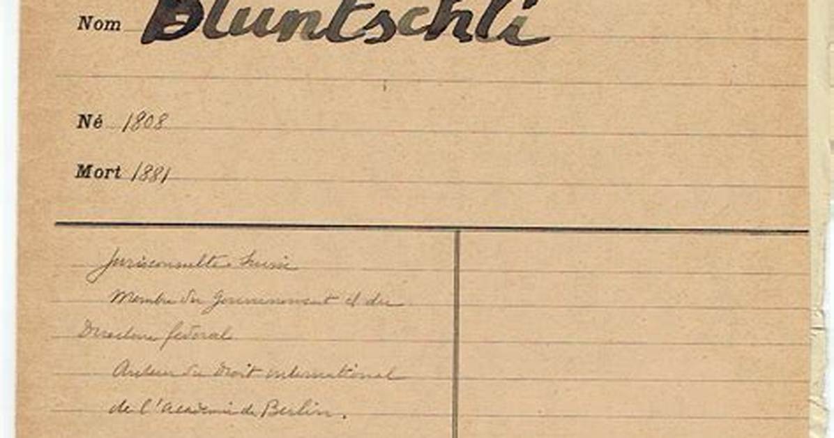 Where Does Bluntschli Hide?