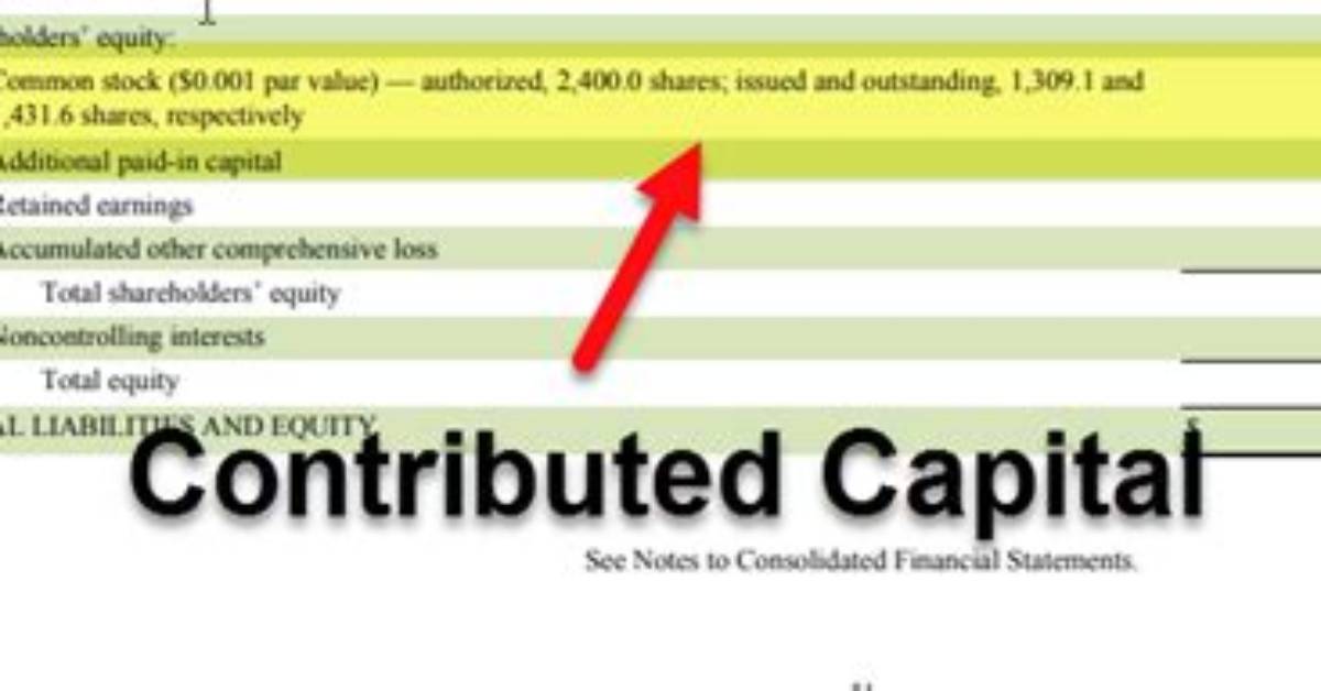 Where Does Contributed Capital Go on a Balance Sheet?
