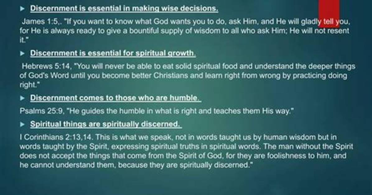 Where Does Discernment Come from?