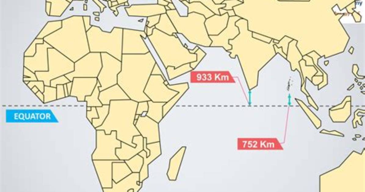 Where Does Equator Pass India