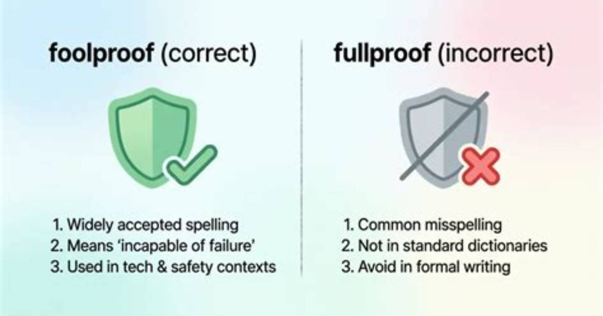 Where Does Foolproof Come from?