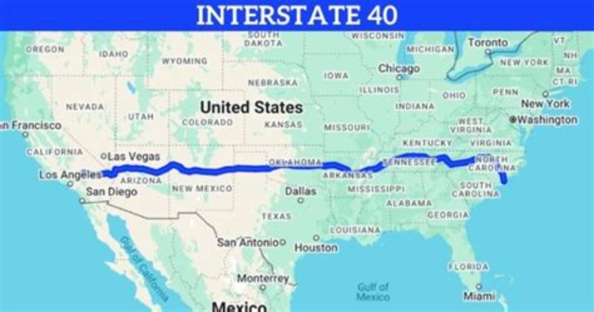 Where Does Interstate 40 Cross the Continental Divide
