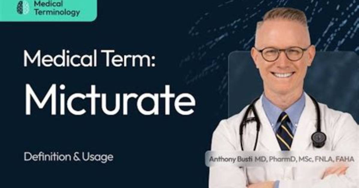 Where Does Micturate Come from?