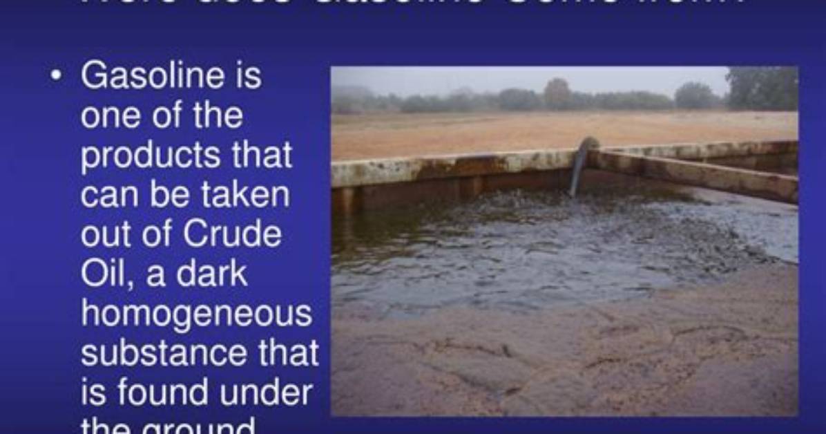 Where Does Our Gasoline Come From