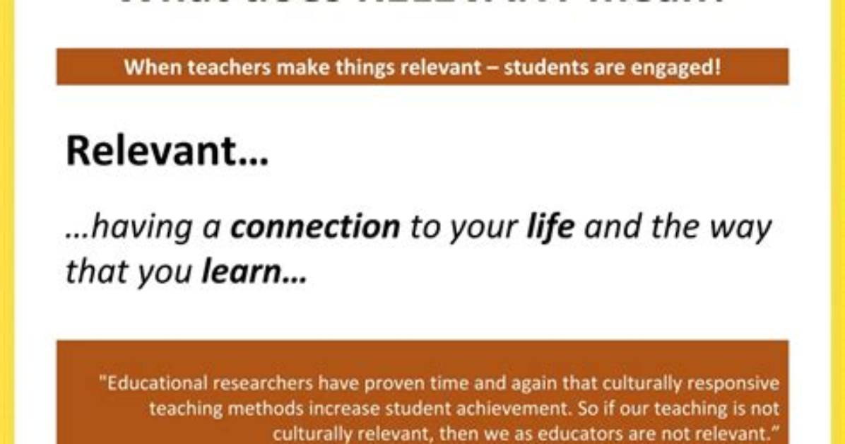 Where Does Relevant Mean?