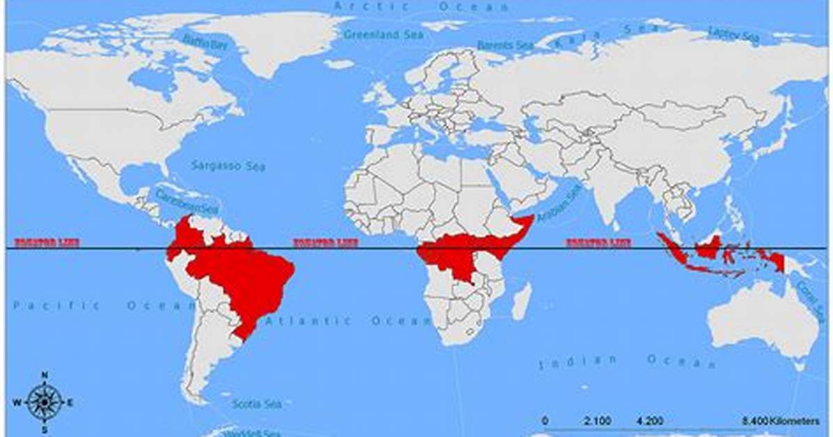 Where Does the Equator Run Through Brazil